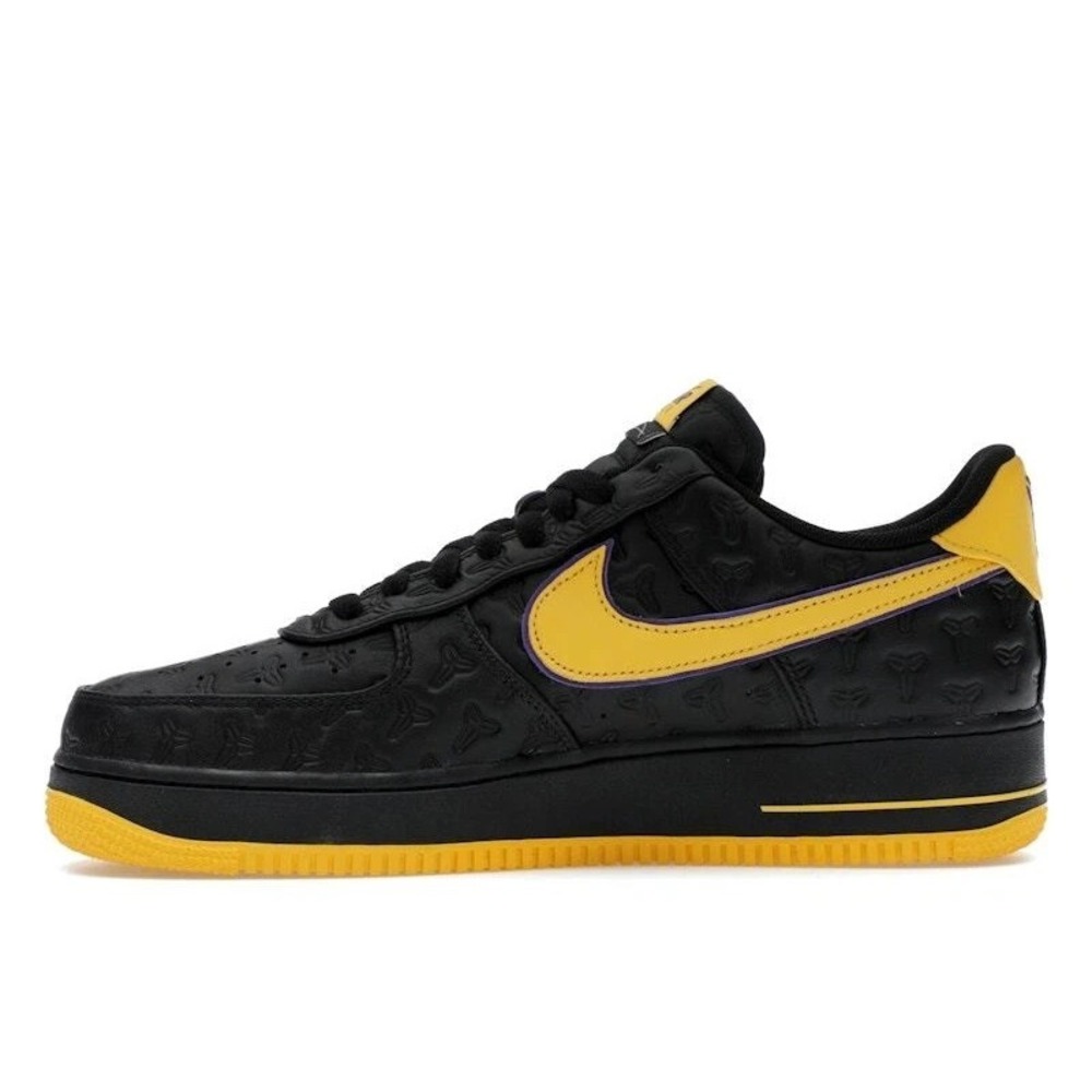 Nike Air Force 1 Low Kobe Bryant Men's 4 Sneakers Shoes Black/Yellow HV5122-001